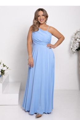 Sukienka damska wieczorowa Model Monako 001420. Błękit - With You