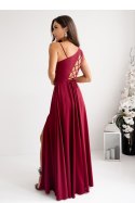 Sukienka damska wieczorowa Model Monako 001420. Bordo - With You