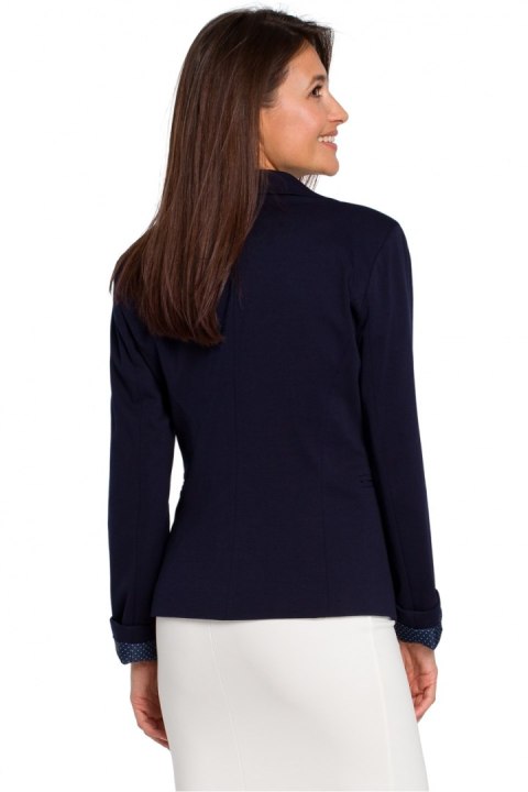 Żakiet Model S154 Navy - Stylove Żakiet Model S154 Navy - Stylove