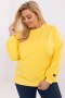 Bluza Damska Oversize Plus Size Model RV-BZ-A599.82 Yellow - Relevance