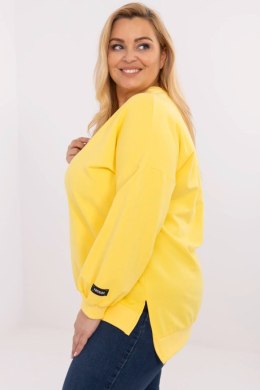 Bluza Damska Oversize Plus Size Model RV-BZ-A599.82 Yellow - Relevance