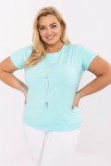 Bluzka Damska Plus Size T-shirt Model RV-BZ-A539.30 Mint - Relevance