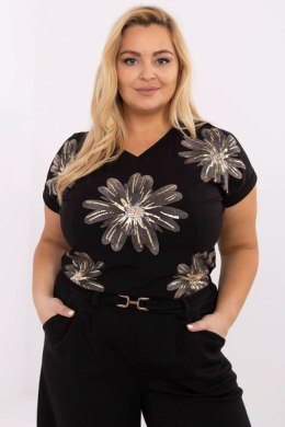 Bluzka Damska Plus Size Oversize Model RV-BZ-A547.01 Black - Relevance