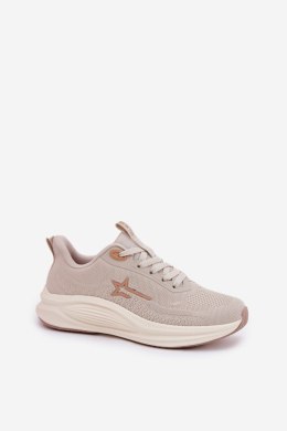 Buty Sportowe Sneakersy damskie Big Star RR274A145 HI-POLY SYSTEM Beige