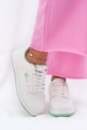 Buty Sportowe Sneakersy damskie Model Big Star RR274A246 HI-POLY SYSTEM White
