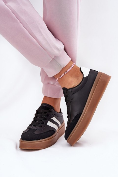 Buty Sportowe Sneakersy damskie Model Elaraven 24SP26-9080 Black
