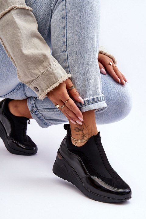 Buty Sportowe damskie Sneakersy Model Farro 21PB35-4000 Black Buty Sportowe damskie Sneakersy Model Farro 21PB35-4000 Black
