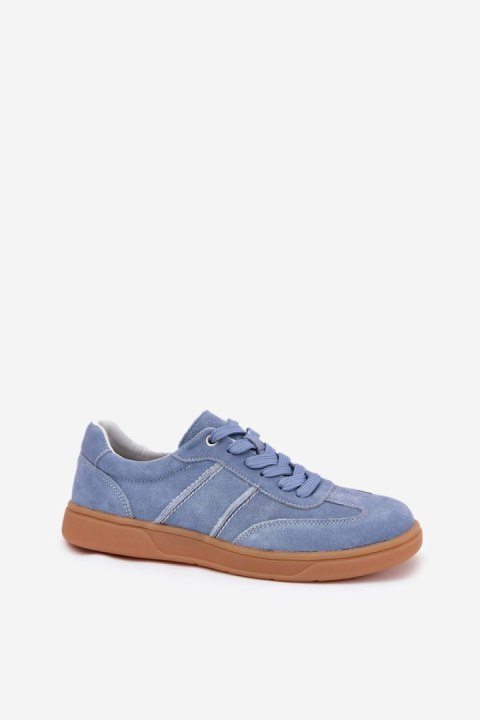 Buty Sportowe damskie Sneakersy skórzane Model Paliana 25SP18-8430 Blue Buty Sportowe damskie Sneakersy skórzane Model Paliana 25SP18-8430 Blue