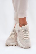 Buty Sportowe Sneakersy damskie Model Prononice 25SP36-8511 Beige
