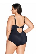 Jednoczęściowy strój kostium kąpielowy plus size Model SKJ63 Black - Ava