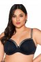 Kostium dwuczęściowy Biustonosz kąpielowy Model SK224 Maxi Black - Ava