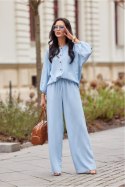 Koszula Bluzka Damska Model Zaya BLU0212 J08 Blue - Roco Fashion