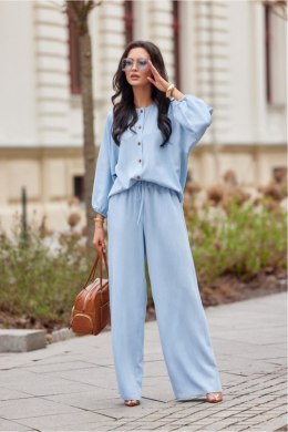 Koszula Bluzka Damska Model Zaya BLU0212 J08 Blue - Roco Fashion