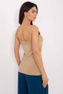 Koszulka Top damski Model D15200M02399A Beige - Sublevel