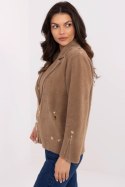 Kurtka Damska Alpaka Model MBM-KR-L176.87 Dark Beige