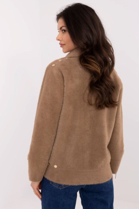 Kurtka Damska Alpaka Model MBM-KR-L176.87 Dark Beige Kurtka Damska Alpaka Model MBM-KR-L176.87 Dark Beige