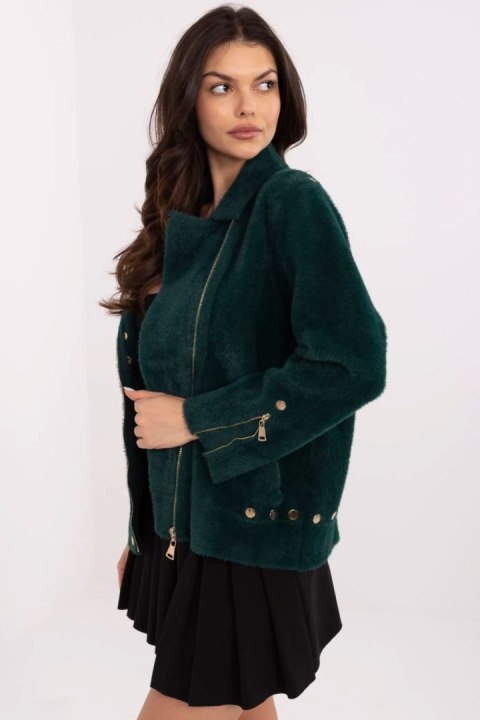 Kurtka Damska Alpaka Model MBM-KR-L176.87 Dark Green Kurtka Damska Alpaka Model MBM-KR-L176.87 Dark Green