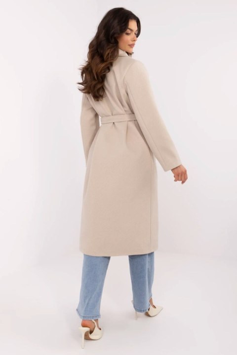 Płaszcz Damski elegancki Model MO-PL-1804.00 Beige - Italy Moda Płaszcz Damski elegancki Model MO-PL-1804.00 Beige - Italy Moda