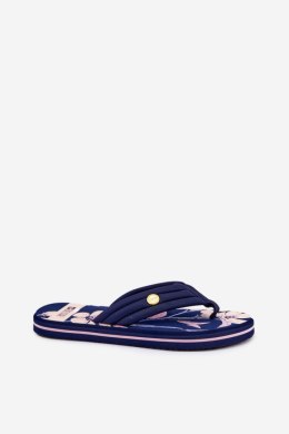 Klapki damskie Japonki Model Big Star RR274A109 Navy
