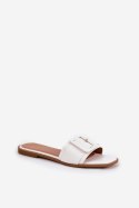 Klapki damskie Model Bamma RH18 White