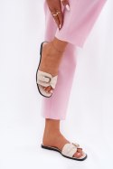 Klapki damskie Model Esiobb N75-62 Beige