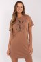 Sukienka damska dzienna Model D12063M02382C Light Brown - Sublevel