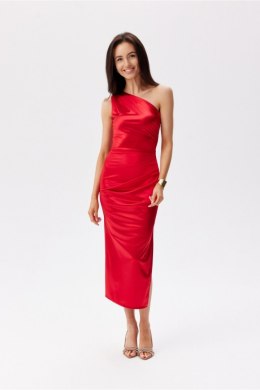 Sukienka damska elegancka midiModel Elen CZE SUK0437 Red - Roco Fashion