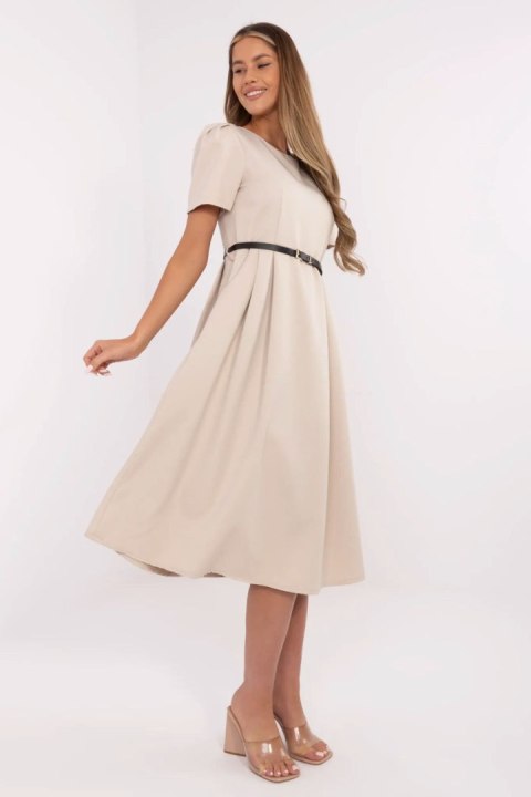 Sukienka damska Model MI-SK-A2328.41 Beige - Italy Moda Sukienka damska Model MI-SK-A2328.41 Beige - Italy Moda