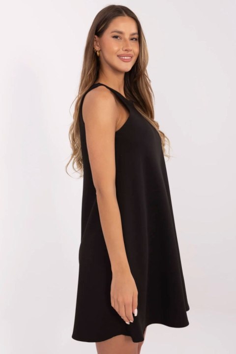 Sukienka damska trapezowa Model MO-SK-A2339.76 Black - Italy Moda Sukienka damska trapezowa Model MO-SK-A2339.76 Black - Italy Moda