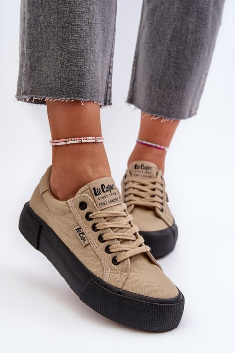 Trampki Model Lee Cooper LCW-24-31-2721 Beige Trampki Model Lee Cooper LCW-24-31-2721 Beige