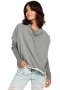 Bluza Damska Oversize Model B094 Grey - BeWear