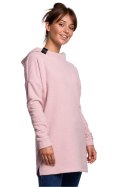 Bluza Damska Oversize Plus size Model B176 Powder Pink - BeWear