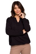 Bluza Damska Oversize Plus size Model B225 Black - BeWear
