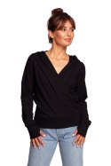 Bluza Damska z kapturem Model B246 Black - BeWear