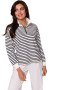 Bluza Damska Plus size w paski Model B250 Model 1 - BeWear