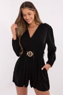 Kombinezon damski krótki Model MI-KO-T44.70 Black - Italy Moda