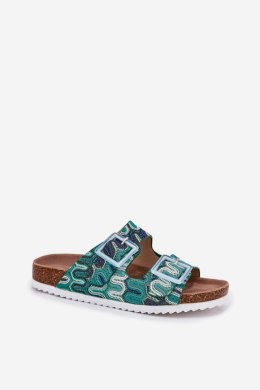 Klapki damskie Model S.Barski RB51-006 Green