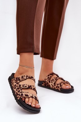 Klapki damskie Model Uliri 3770 Panterka Brown