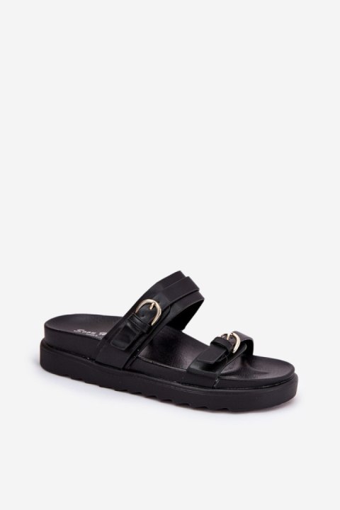 Klapki damskie Model Wernone TL8-175 Black Klapki damskie Model Wernone TL8-175 Black