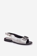 Sandały damskie Model Lilria RMR2060-23 Silver