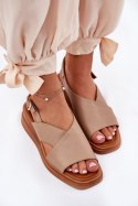 Sandały damskie Model Quilara ASA266-9 Beige