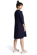 Sukienka damska dzienna Model B070 Navy - BeWear