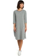 Sukienka damska Model B083 Grey - BeWear