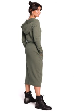 Sukienka damska dzienna Model B128 Khaki - BeWear