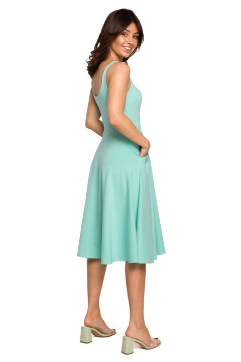 Sukienka Model B218 Mint - BeWear Sukienka Model B218 Mint - BeWear