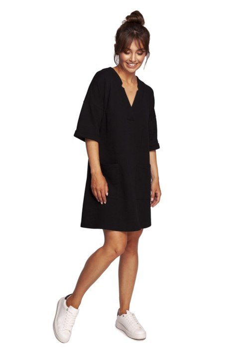 Sukienka Model B233 Black - BeWear Sukienka Model B233 Black - BeWear