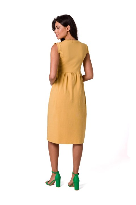 Sukienka Model B262 Honey - BeWear Sukienka Model B262 Honey - BeWear