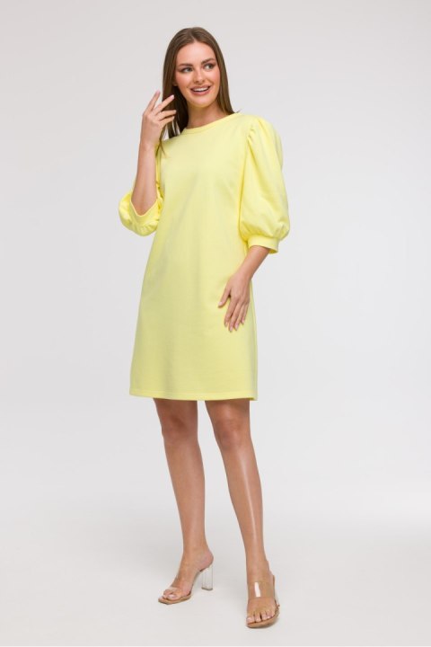 Sukienka Model B291 Cytryna - BeWear Sukienka Model B291 Cytryna - BeWear