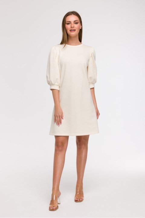 Sukienka Model B291 Wanilia - BeWear Sukienka Model B291 Wanilia - BeWear