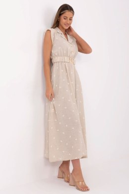 Sukienka damska Model DHJ-SK-20871.64 Beige - Italy Moda